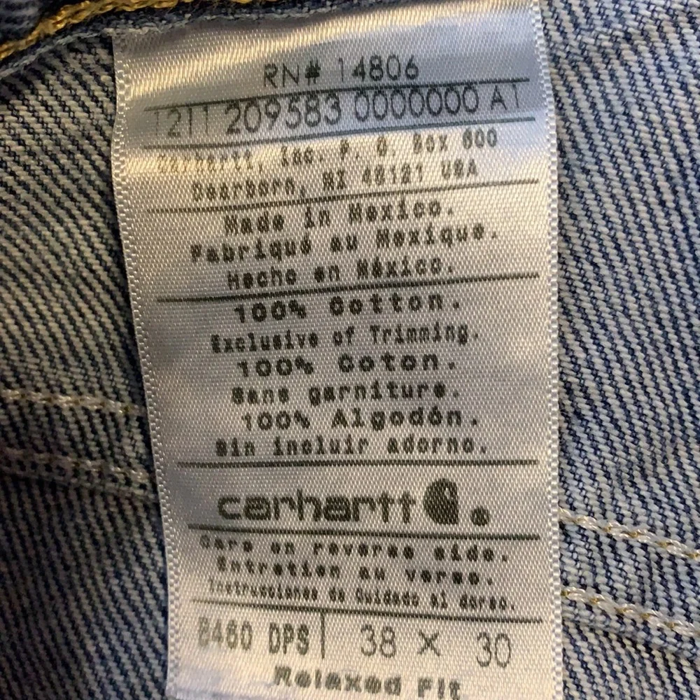 Carhartt Relaxed Fit Straight Leg Jeans 38x30‎